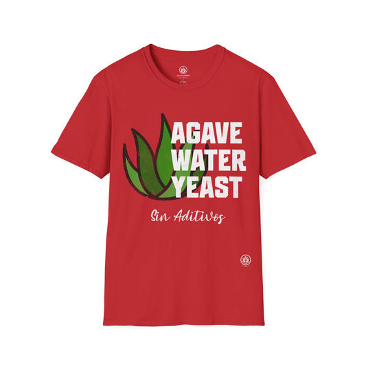 Agave. Yeast. Water. Sin Aditivos. | Gildan 64000 | Unisex Softstyle Cotton Tee
