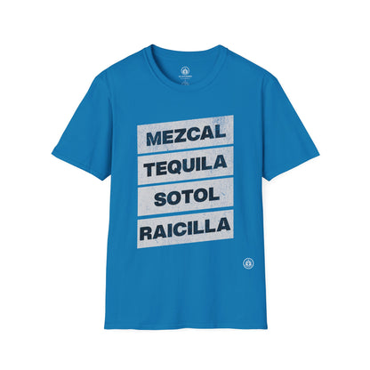 Agave Spirits – Mezcal, Tequila, Raicilla, Sotol | Agave Shirt | Gildan 64000 | Unisex Softstyle Cotton T-Shirt