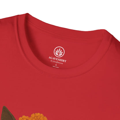 Día de los Muertos - Xolo | Agave Shirt | Gildan 64000 | Unisex Softstyle Cotton T-Shirt