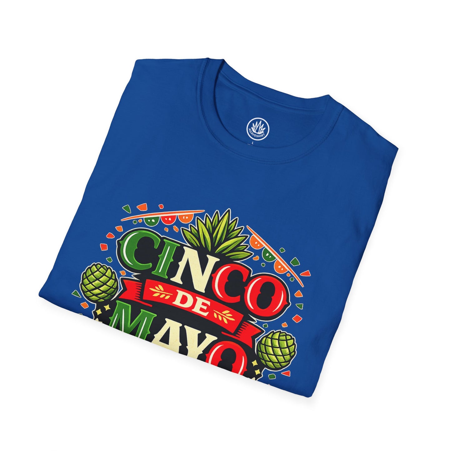 Cinco de Mayo Agave Shirt | Gildan 64000 | Unisex Softstyle Cotton T-Shirt