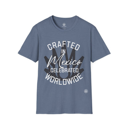 Crafted in Mexico. Celebrated Worldwide. | Agave Shirt | Gildan 64000 | Unisex Softstyle Cotton T-Shirt
