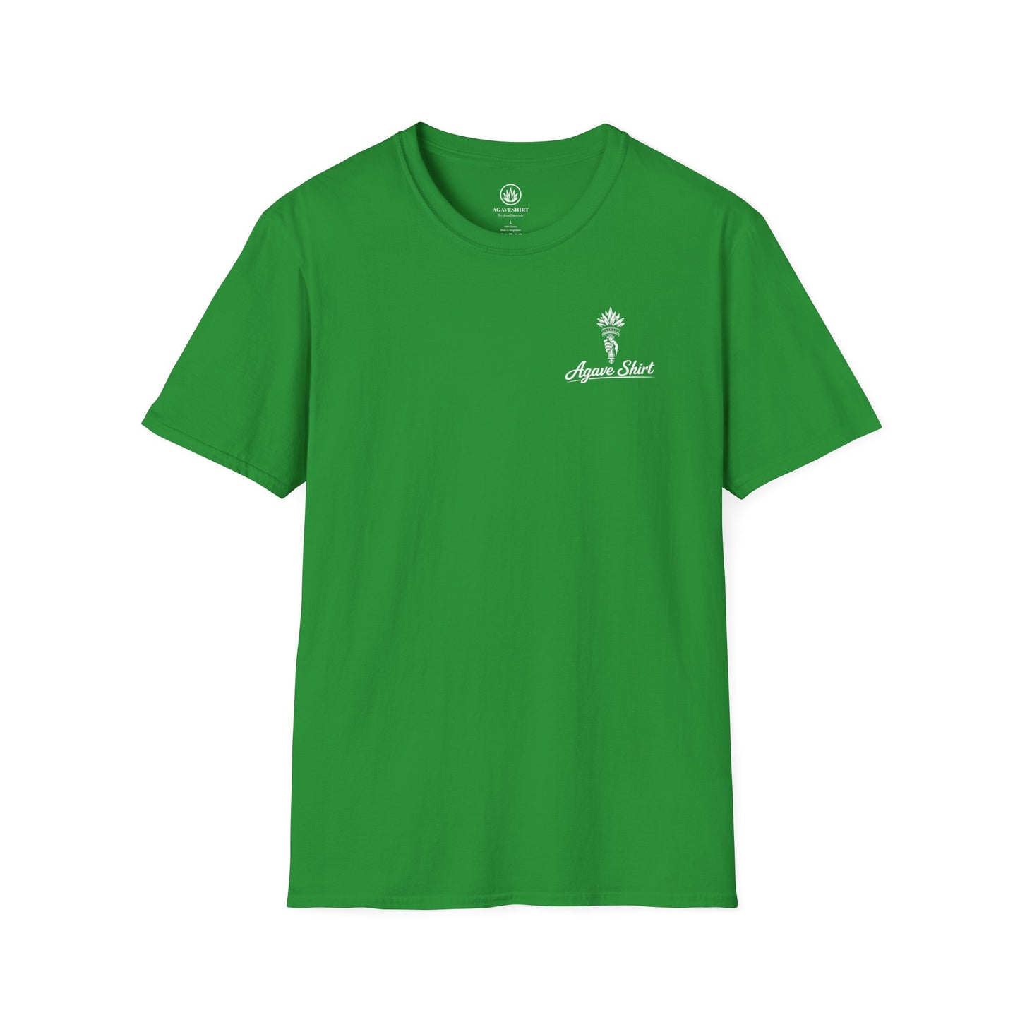 New York Edition Agave Shirt — Lady Liberty Cityscape | Gildan 64000 | Unisex Softstyle Tee