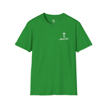 New York Edition Agave Shirt — Lady Liberty Cityscape | Gildan 64000 | Unisex Softstyle Tee