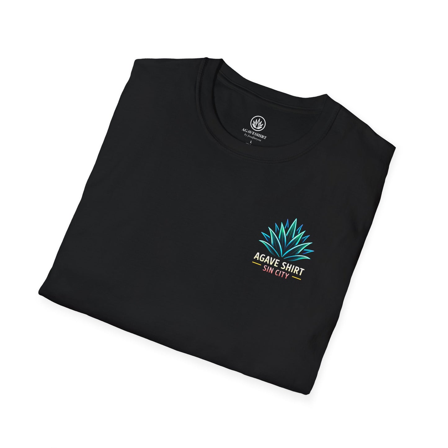 Sin City Edition Agave Shirt — Neon Lights | Gildan 64000 | Unisex Softstyle Tee