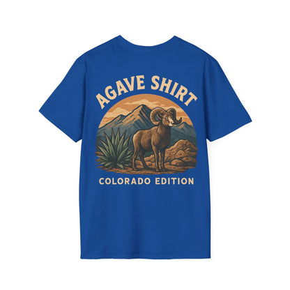 Colorado Edition Agave Shirt — Big Horn and Agave | Gildan 64000 | Unisex Softstyle Tee