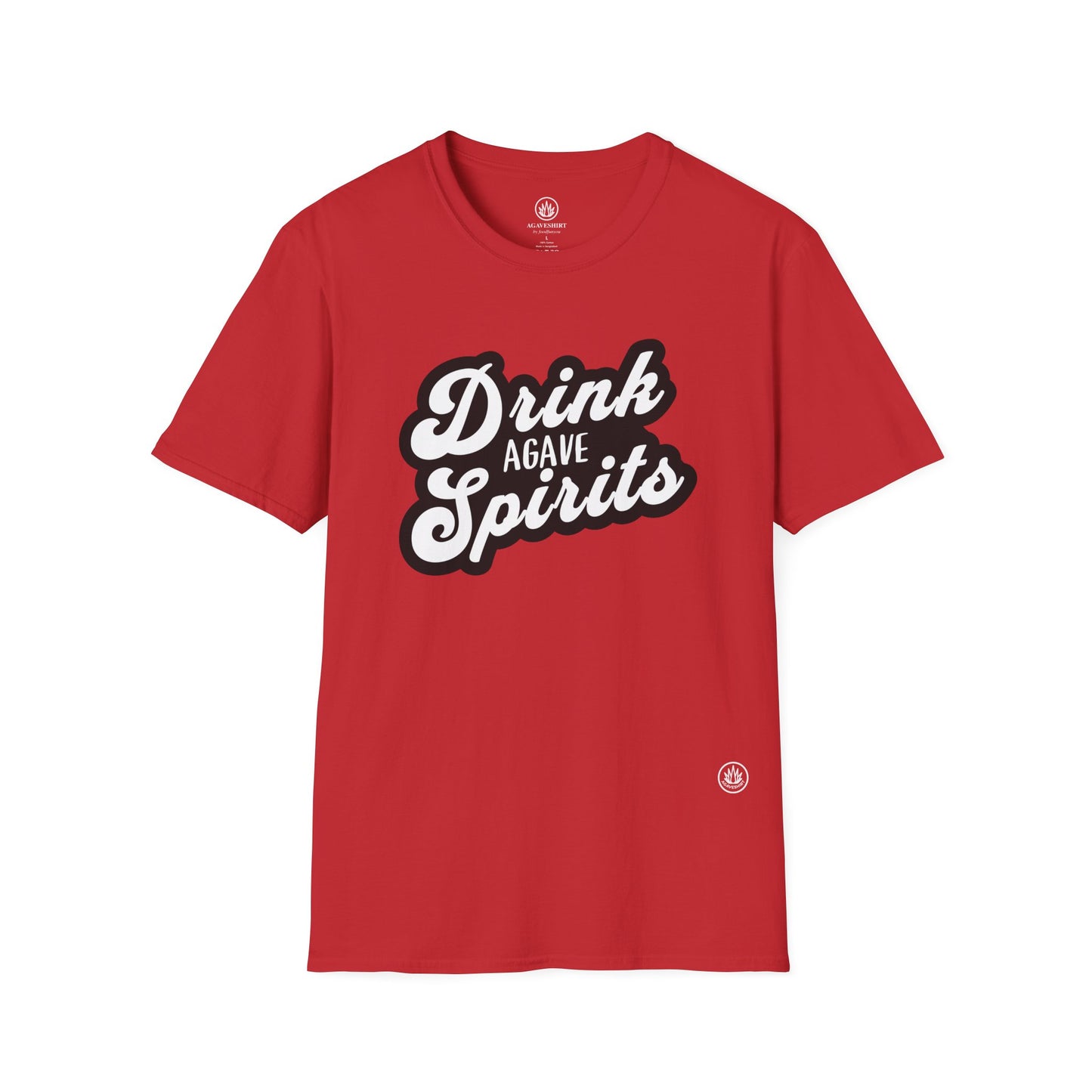 Drink Agave Spirits | Agave Shirt | Gildan 64000 | Unisex Softstyle Cotton T-Shirt