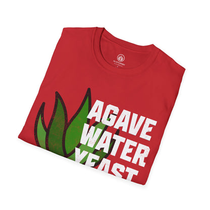 Agave. Water. Yeast. Sin Aditivos. | Agave Shirt | Gildan 64000 | Unisex Softstyle Cotton T-Shirt