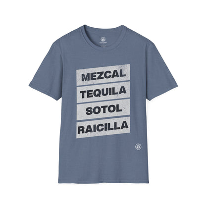Agave Spirits – Mezcal, Tequila, Raicilla, Sotol | Agave Shirt | Gildan 64000 | Unisex Softstyle Cotton T-Shirt
