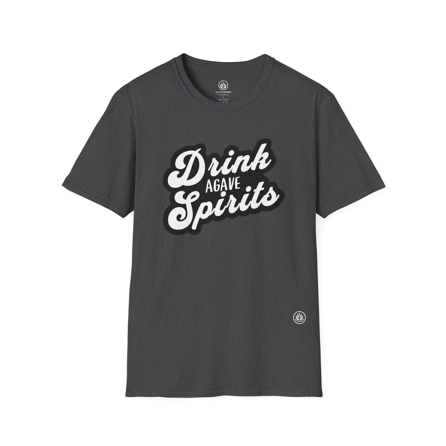 Drink Agave Spirits | Agave Shirt | Gildan 64000 | Unisex Softstyle Cotton T-Shirt