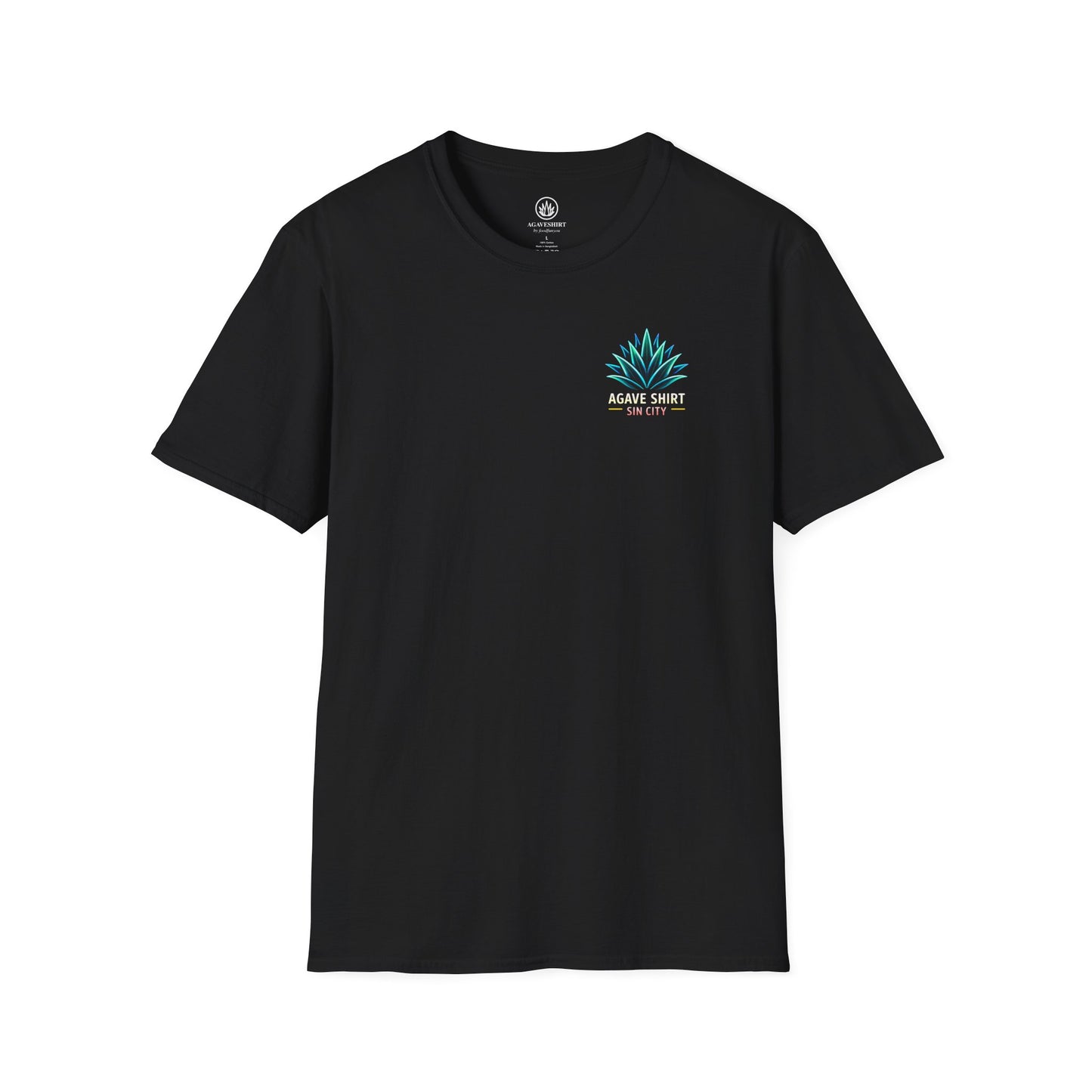 Sin City Edition Agave Shirt — Neon Lights | Gildan 64000 | Unisex Softstyle Tee
