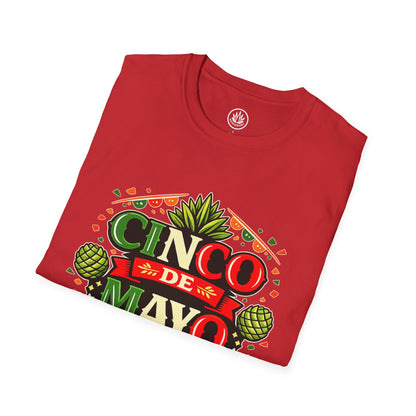 Cinco de Mayo Agave Shirt | Gildan 64000 | Unisex Softstyle Cotton T-Shirt
