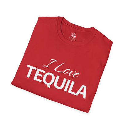 I Love Tequila | Agave Shirt | Gildan 64000 | Unisex Softstyle Cotton T-Shirt