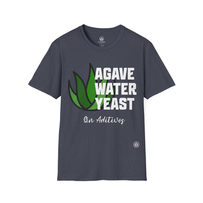 Agave. Water. Yeast. Sin Aditivos. | Agave Shirt | Gildan 64000 | Unisex Softstyle Cotton T-Shirt