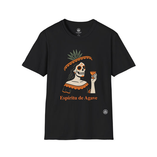 Día de los Muertos - Espiritu de Agave - 2025 | Agave Shirt | Gildan 64000 | Unisex Softsyle Cotton T-Shirt