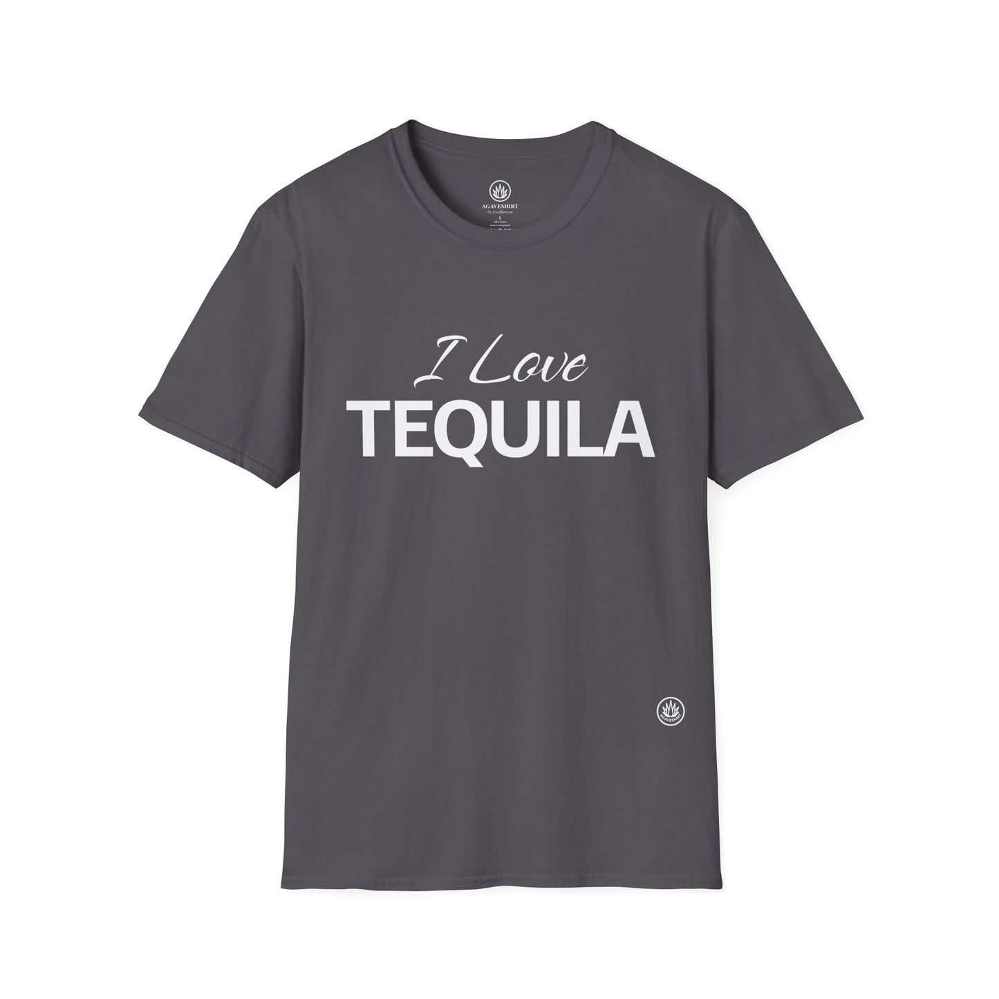 I Love Tequila | Agave Shirt | Gildan 64000 | Unisex Softstyle Cotton T-Shirt