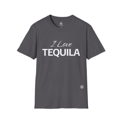I Love Tequila | Agave Shirt | Gildan 64000 | Unisex Softstyle Cotton T-Shirt
