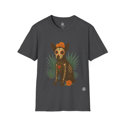 Día de los Muertos - Xolo | Agave Shirt | Gildan 64000 | Unisex Softstyle Cotton T-Shirt