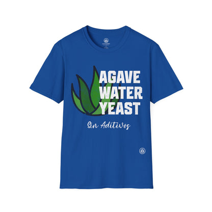 Agave. Water. Yeast. Sin Aditivos. | Agave Shirt | Gildan 64000 | Unisex Softstyle Cotton T-Shirt
