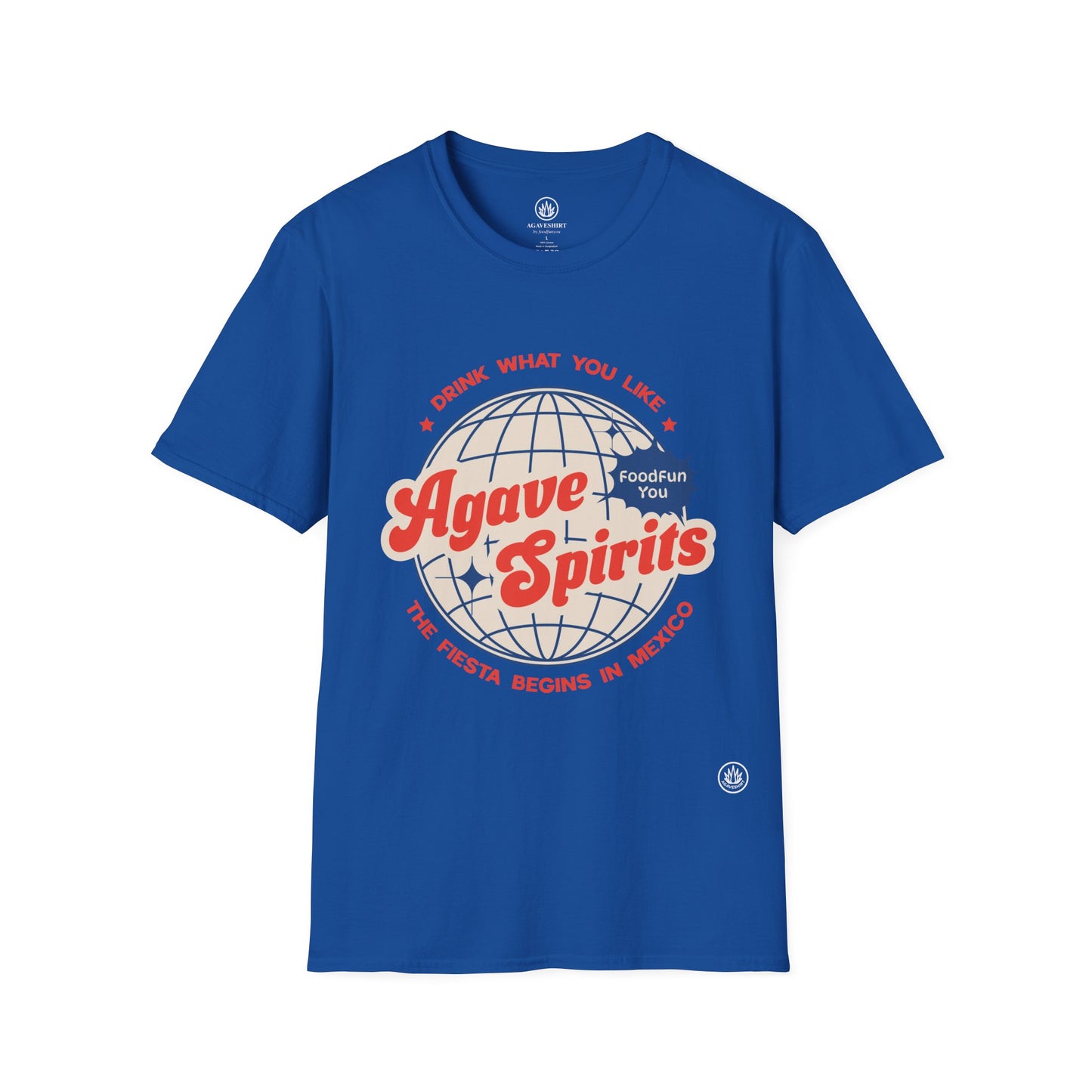 Agave Spirits World | Agave Shirt | Gildan 64000 | Unisex Softstyle Cotton T-Shirt