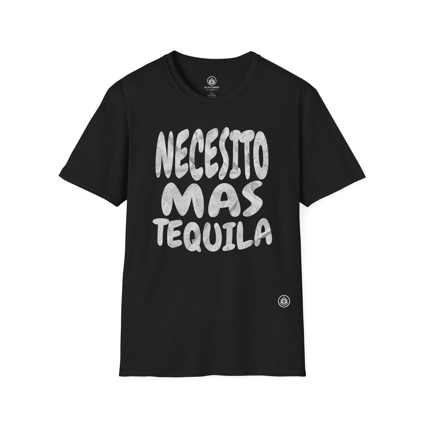 Necesito Más Tequila | Agave Shirt | Gildan 64000 | Unisex Softstyle Cotton T-Shirt