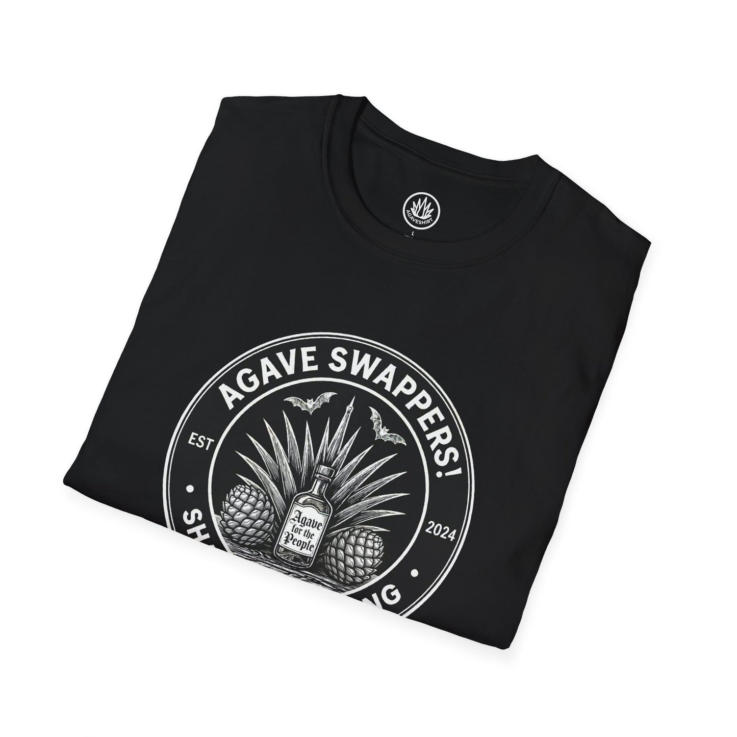 Agave Swappers — Big Logo T-Shirt | Agave Shirt | Gildan 64000 | Unisex Softstyle T-Shirt