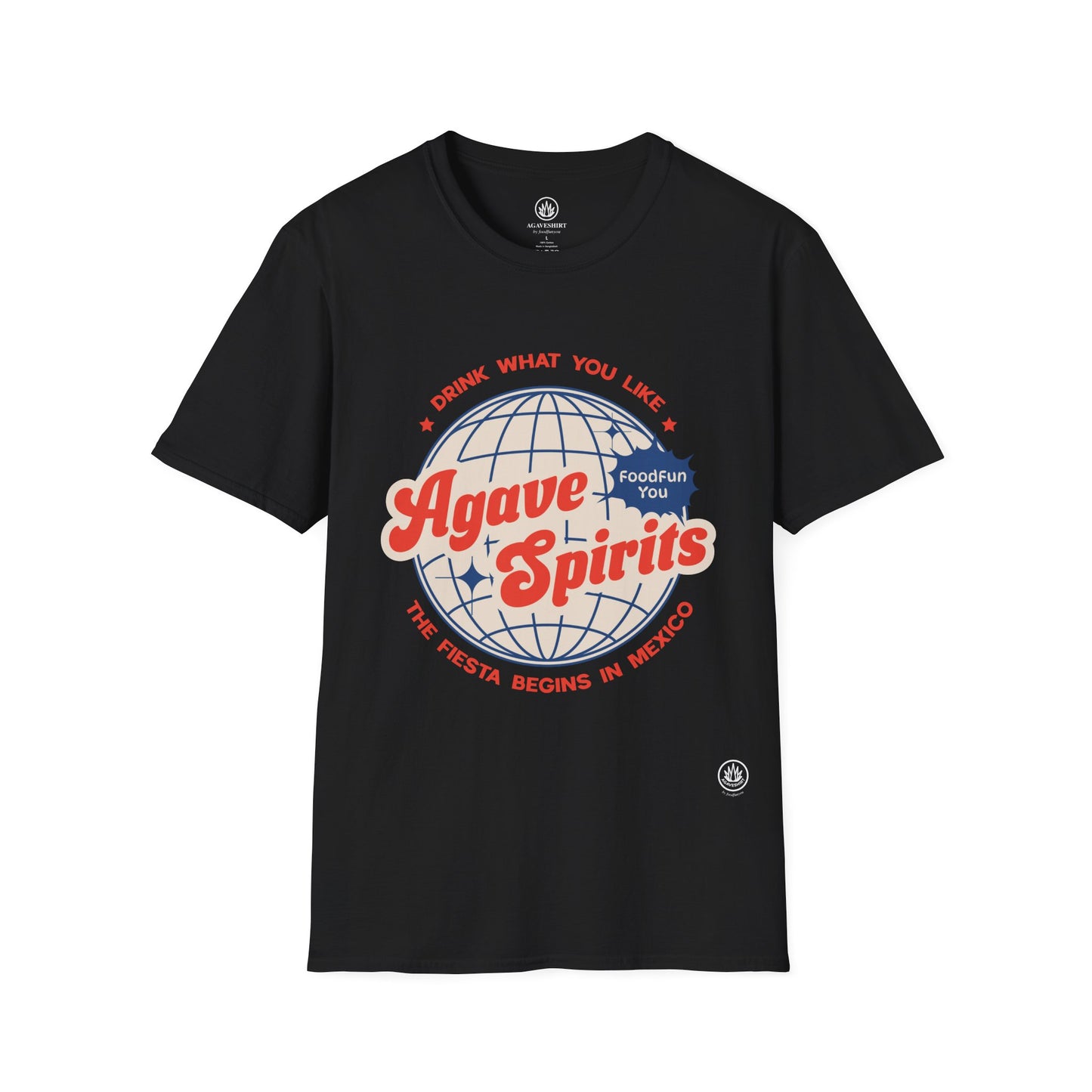 Agave Spirits World Tee | Gildan 64000 | Unisex Softstyle Cotton Tee