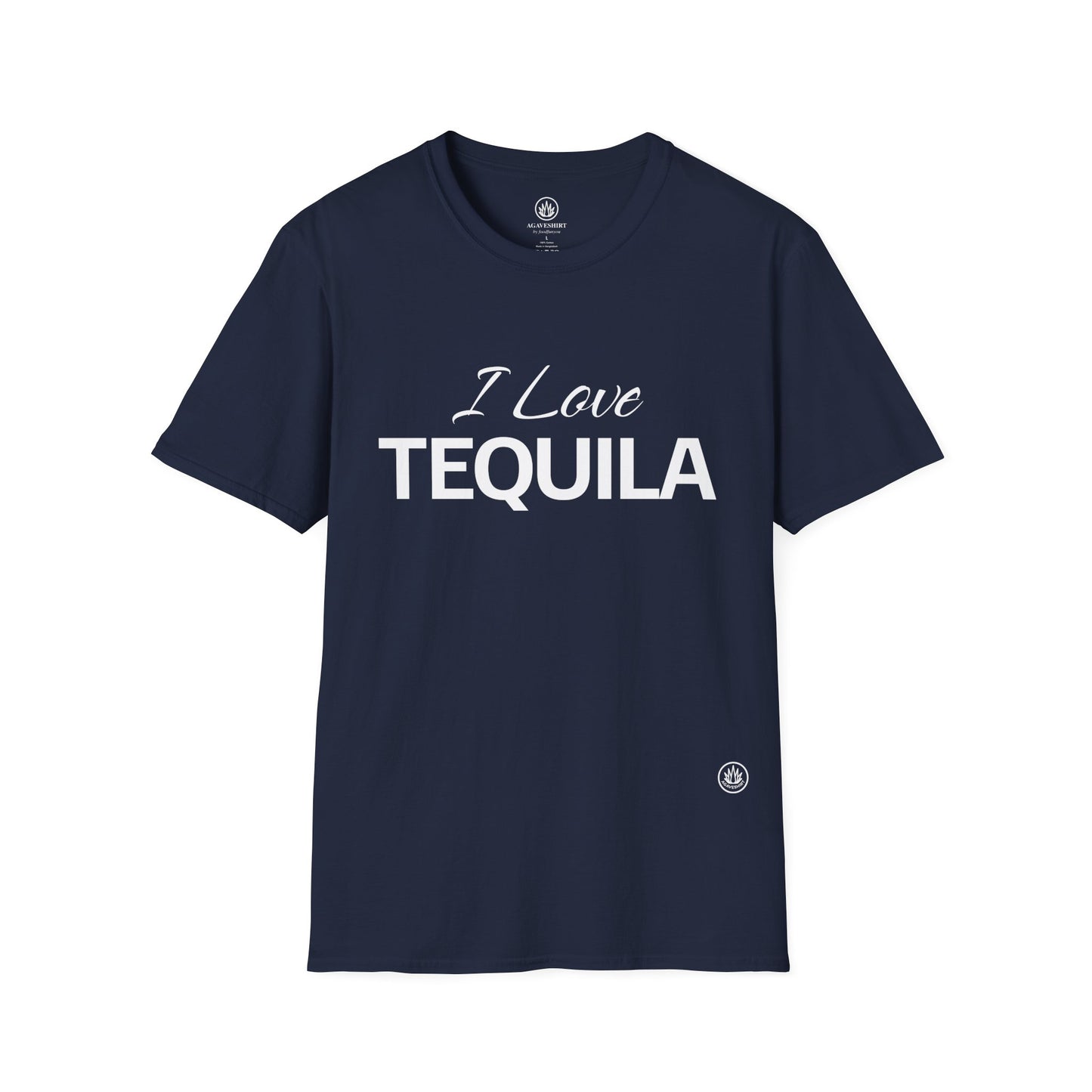 I Love Tequila | Agave Shirt | Gildan 64000 | Unisex Softstyle Cotton T-Shirt