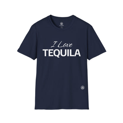 I Love Tequila | Agave Shirt | Gildan 64000 | Unisex Softstyle Cotton T-Shirt