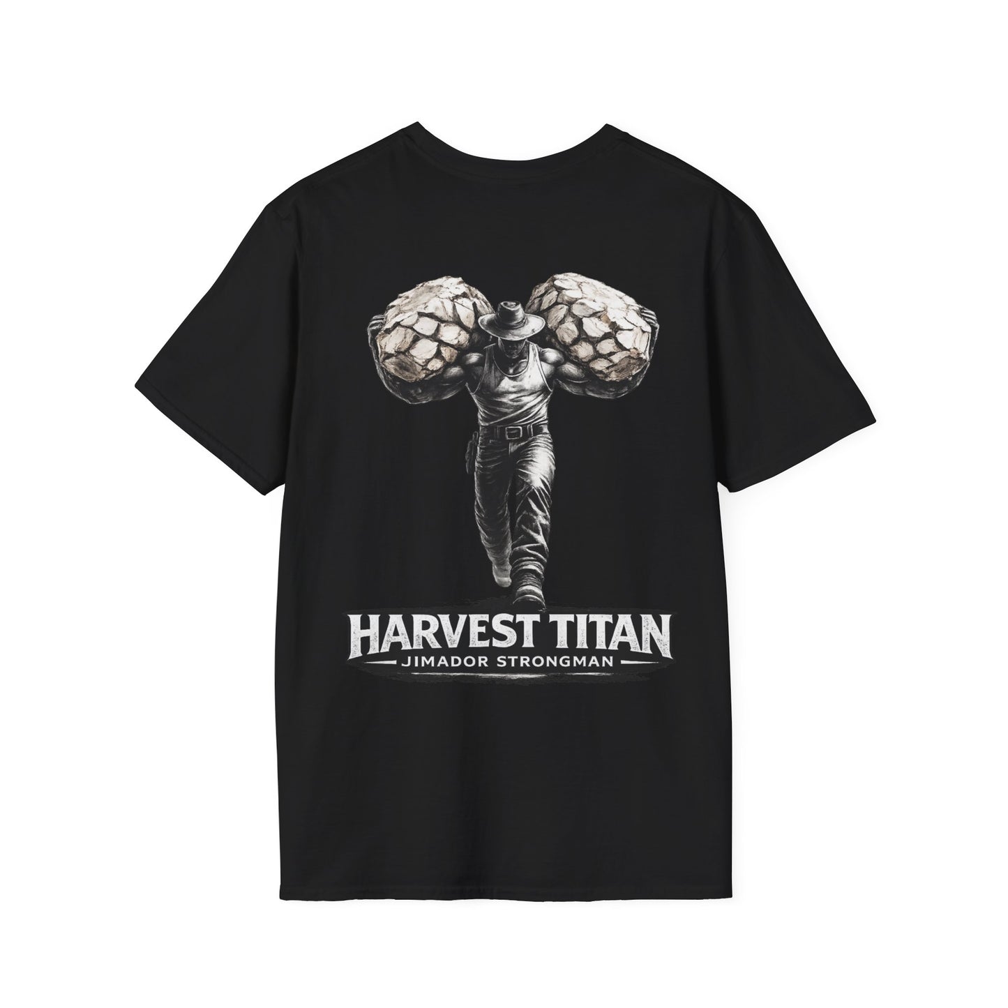 Jimador Strongman Series — Harvest Titan | Agave Shirt | Gildan 64000 | Unisex Softstyle T-Shirt