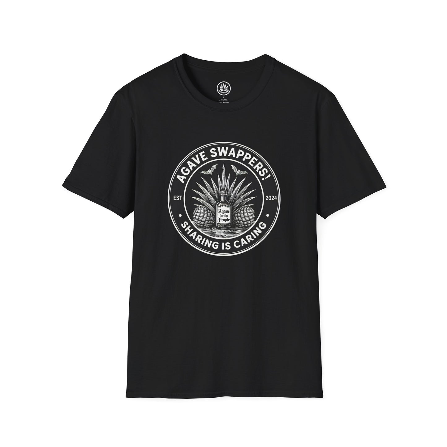 Agave Swappers — Big Logo T-Shirt | Agave Shirt | Gildan 64000 | Unisex Softstyle T-Shirt