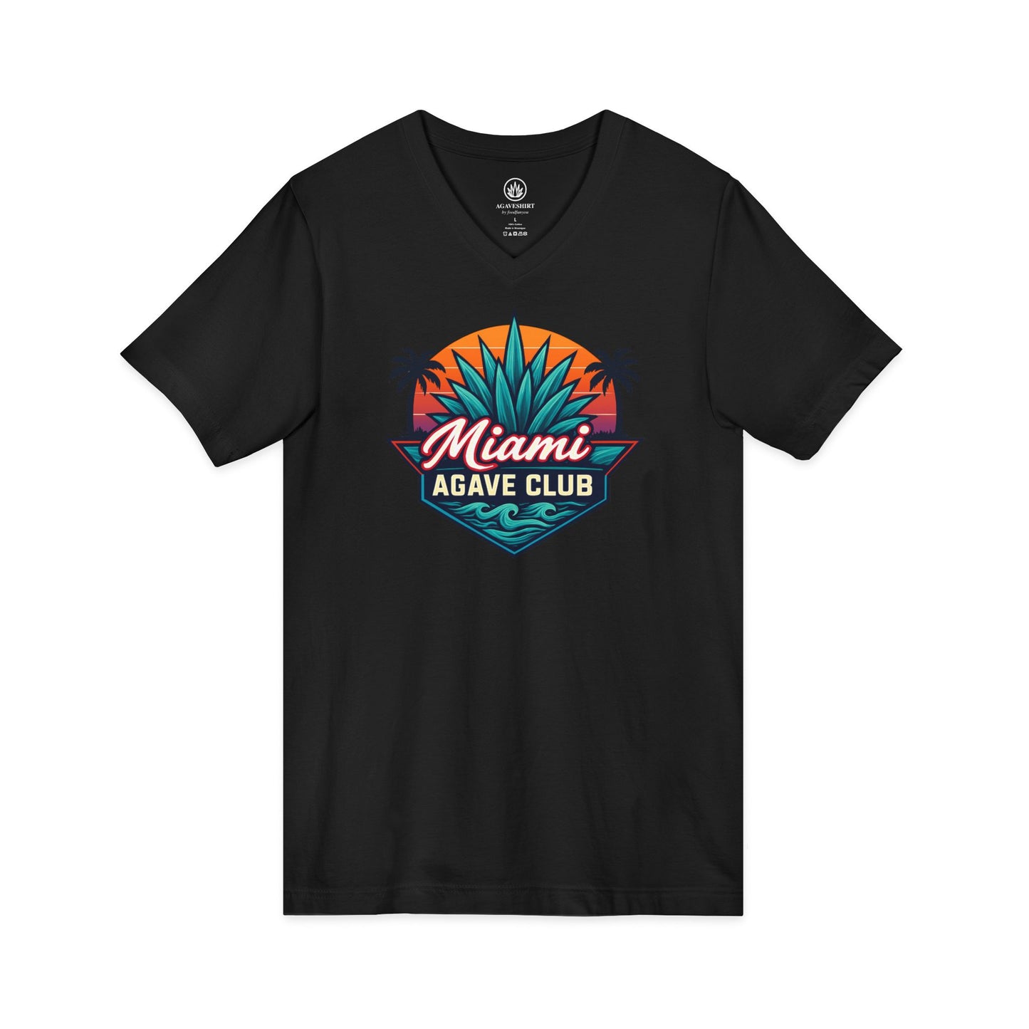 Miami Agave Club — V-Neck Tee