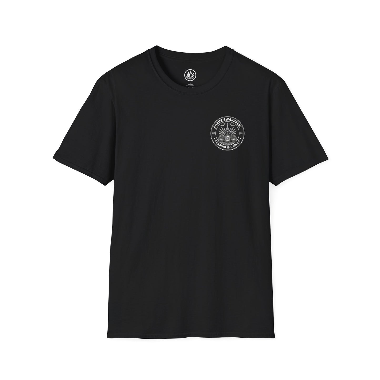 Agave Swappers — Small Chest Logo T-Shirt | Agave Shirt | Gildan 64000 Unisex Sofstyle T-Shirt