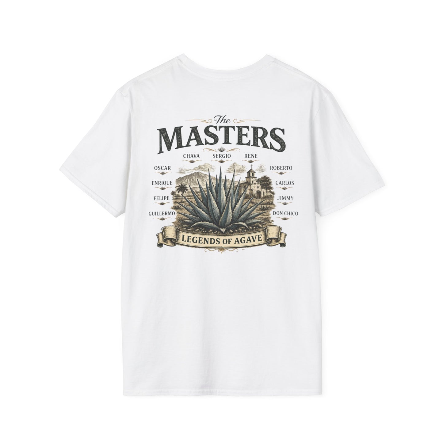 The Masters — Legends of Agave | Agave Shirt | Gildan 64000 | Unisex Softstyle Cotton T-Shirt