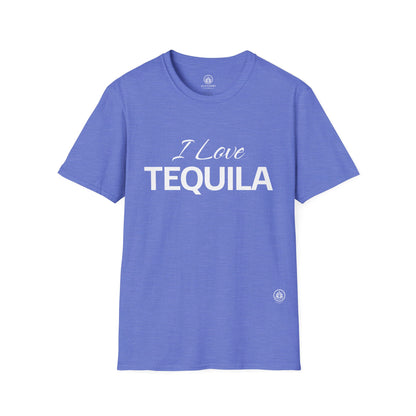 I Love Tequila T-Shirt | Gildan 64000 | Unisex Softstyle Cotton Tee