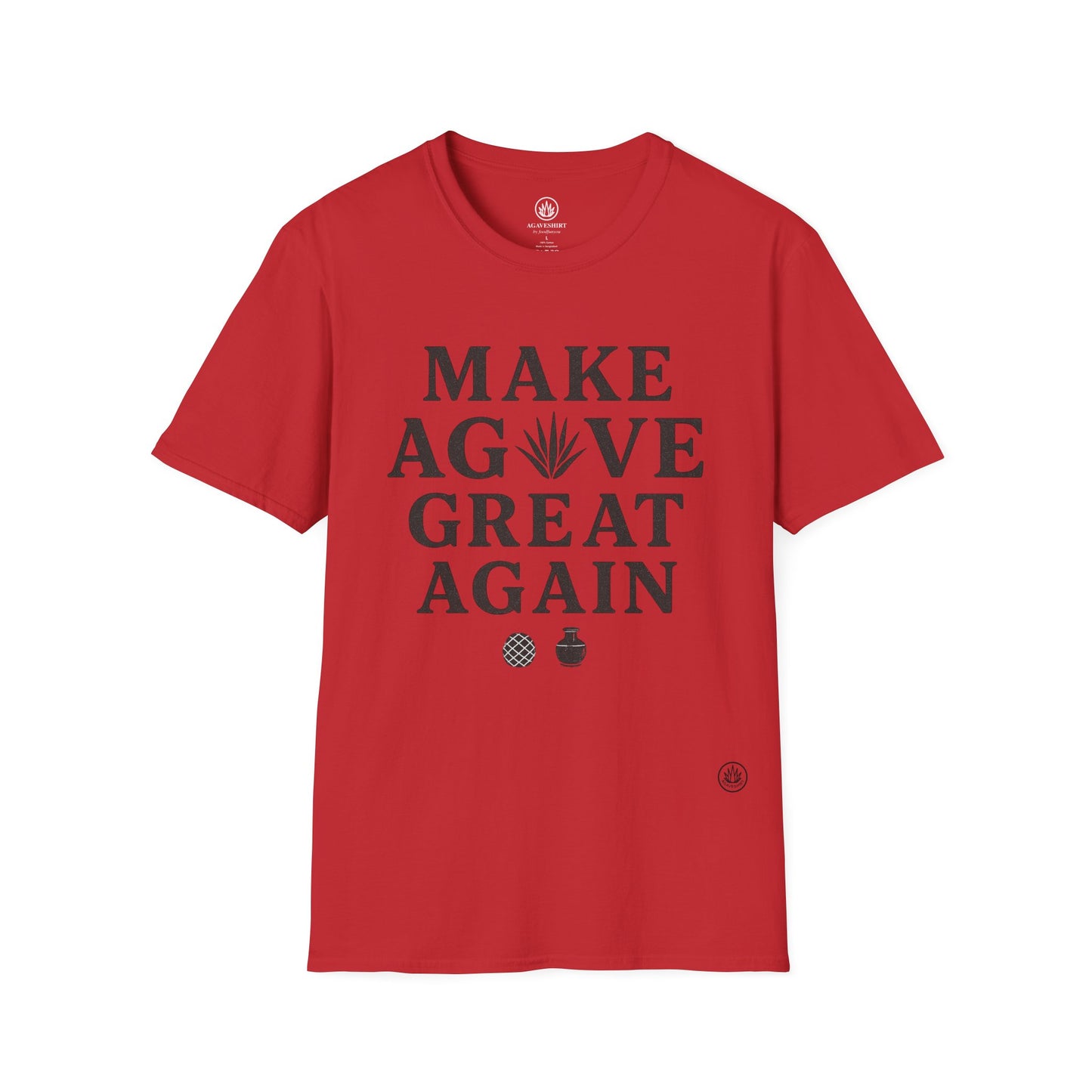 Make Agave Great Again | Agave Shirt | Gildan 64000 | Unisex Softstyle Cotton T-Shirt