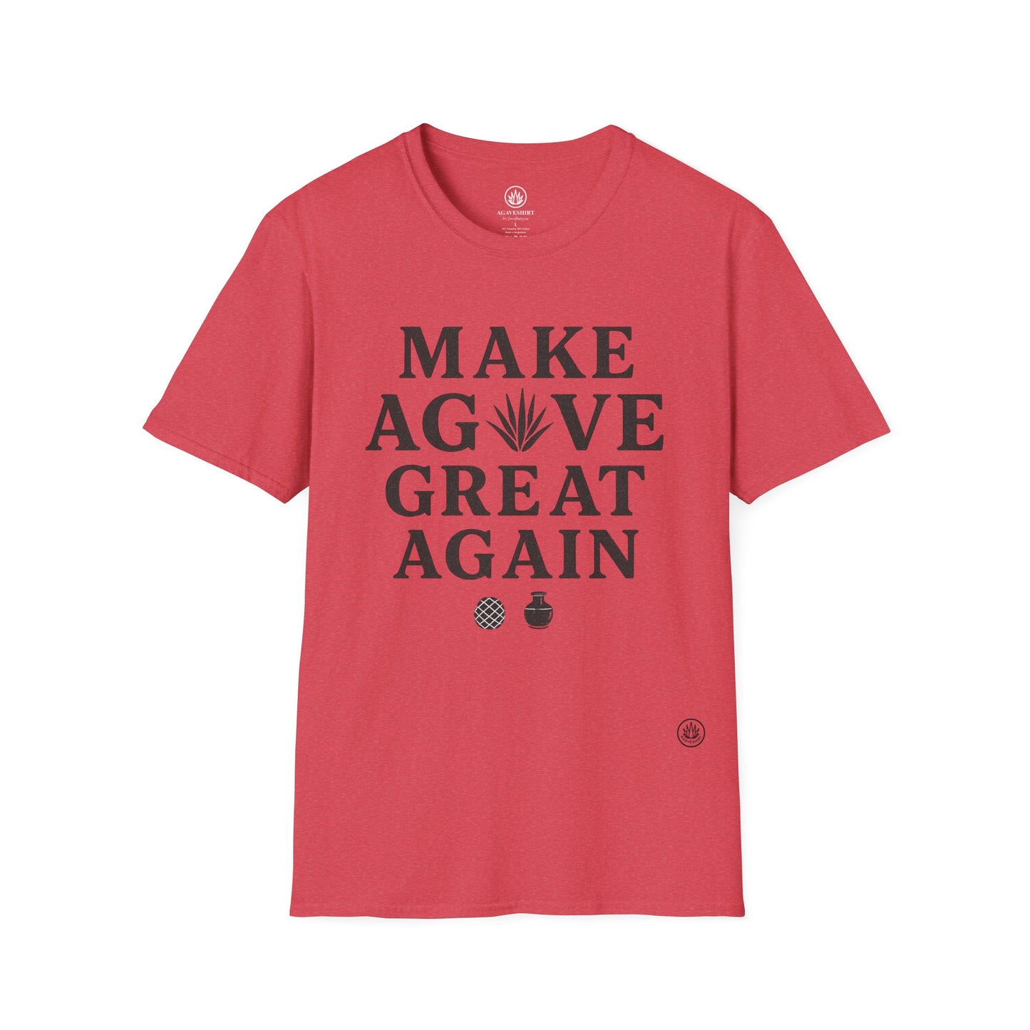 Make Agave Great Again | Agave Shirt | Gildan 64000 | Unisex Softstyle Cotton T-Shirt