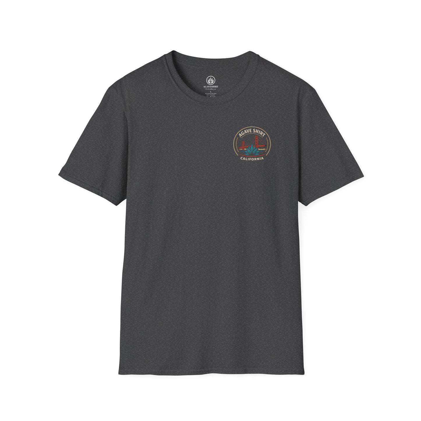 California Edition Agave Shirt — Golden Gate Agave | Gildan 64000 | Unisex Softstyle Tee