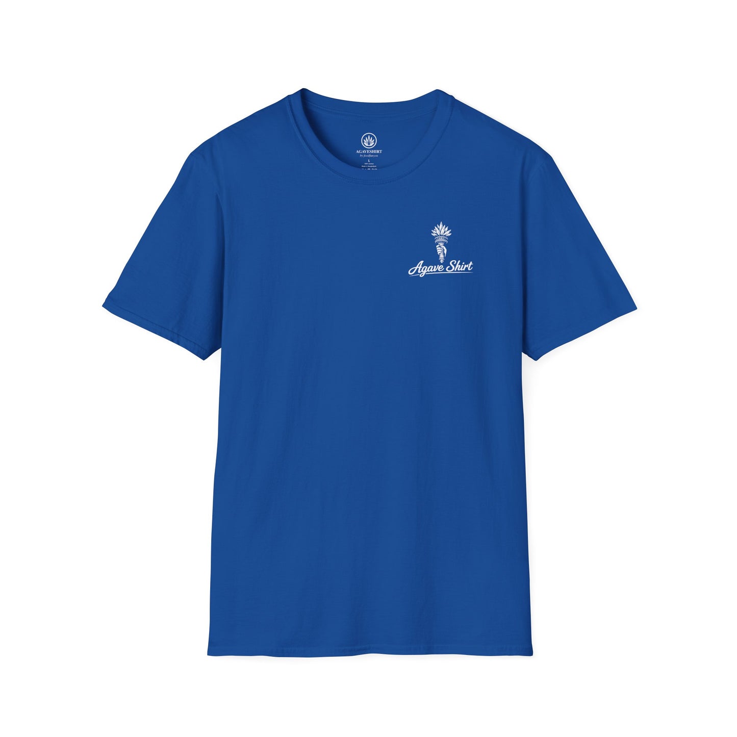 New York Edition Agave Shirt — Lady Liberty Cityscape | Gildan 64000 | Unisex Softstyle Tee