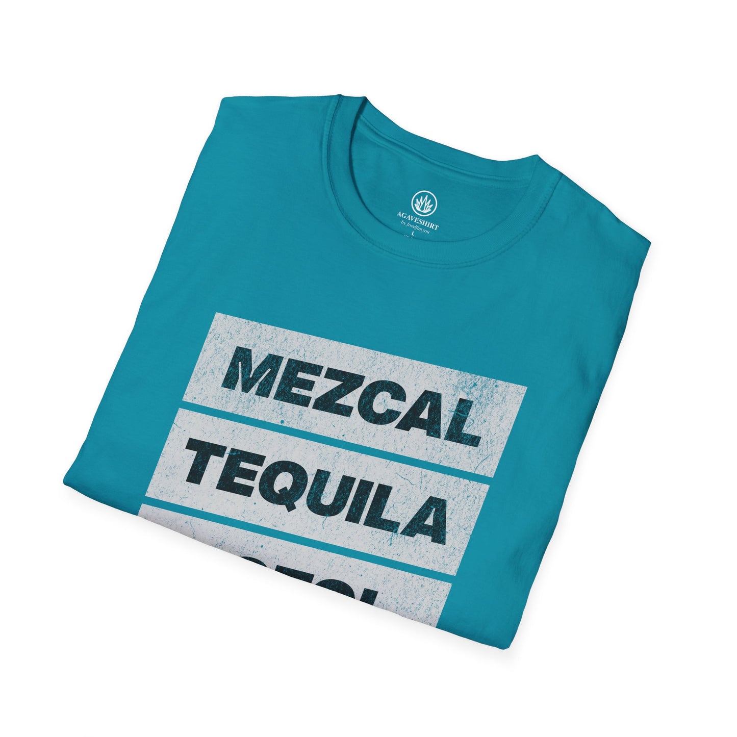 Agave Spirits T-Shirt – Mezcal, Tequila, Raicilla, Sotol | Gildan 64000 | Unisex Softstyle Cotton Tee