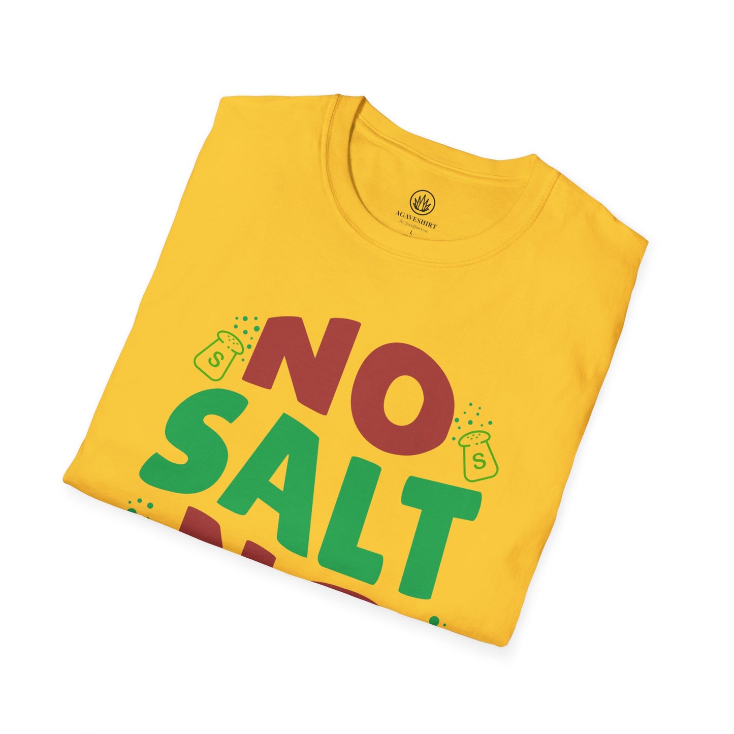 NO SALT. NO LIME. | Agave Shirt | Gildan 64000 | Unisex Softstyle Cotton T-Shirt