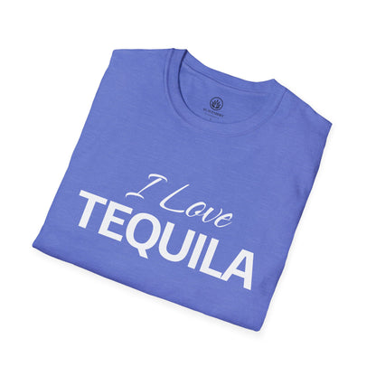 I Love Tequila | Agave Shirt | Gildan 64000 | Unisex Softstyle Cotton T-Shirt