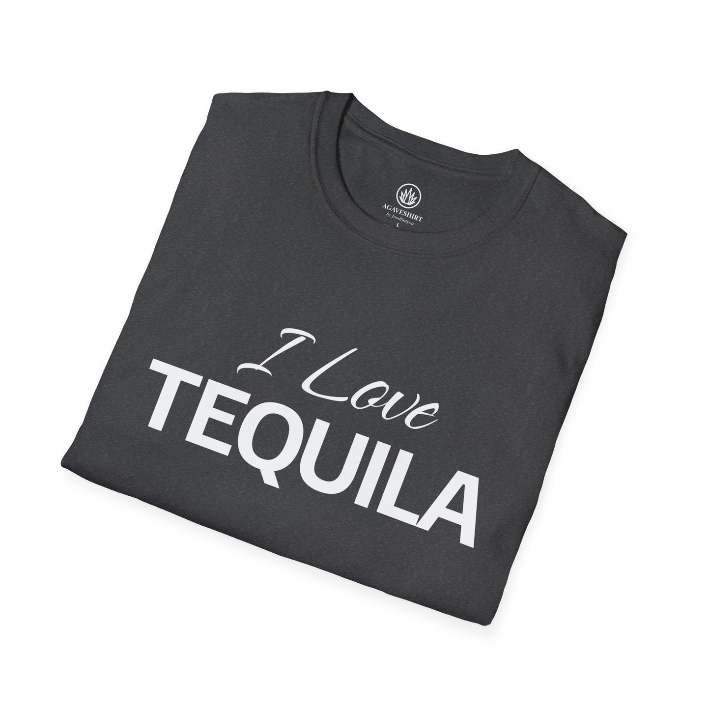 I Love Tequila | Agave Shirt | Gildan 64000 | Unisex Softstyle Cotton T-Shirt