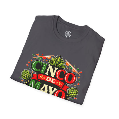 Cinco de Mayo Agave Shirt | Gildan 64000 | Unisex Softstyle Cotton T-Shirt