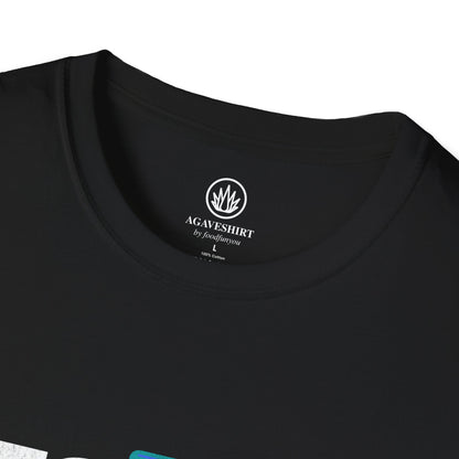 Tequila Bottle Agave Shirt | Gildan 64000 | Unisex Softstyle Cotton T-Shirt