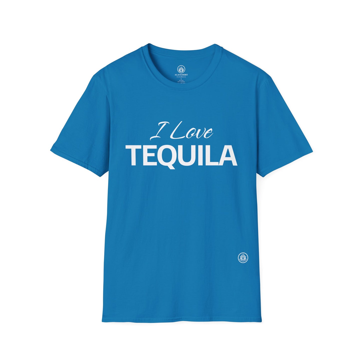 I Love Tequila | Agave Shirt | Gildan 64000 | Unisex Softstyle Cotton T-Shirt