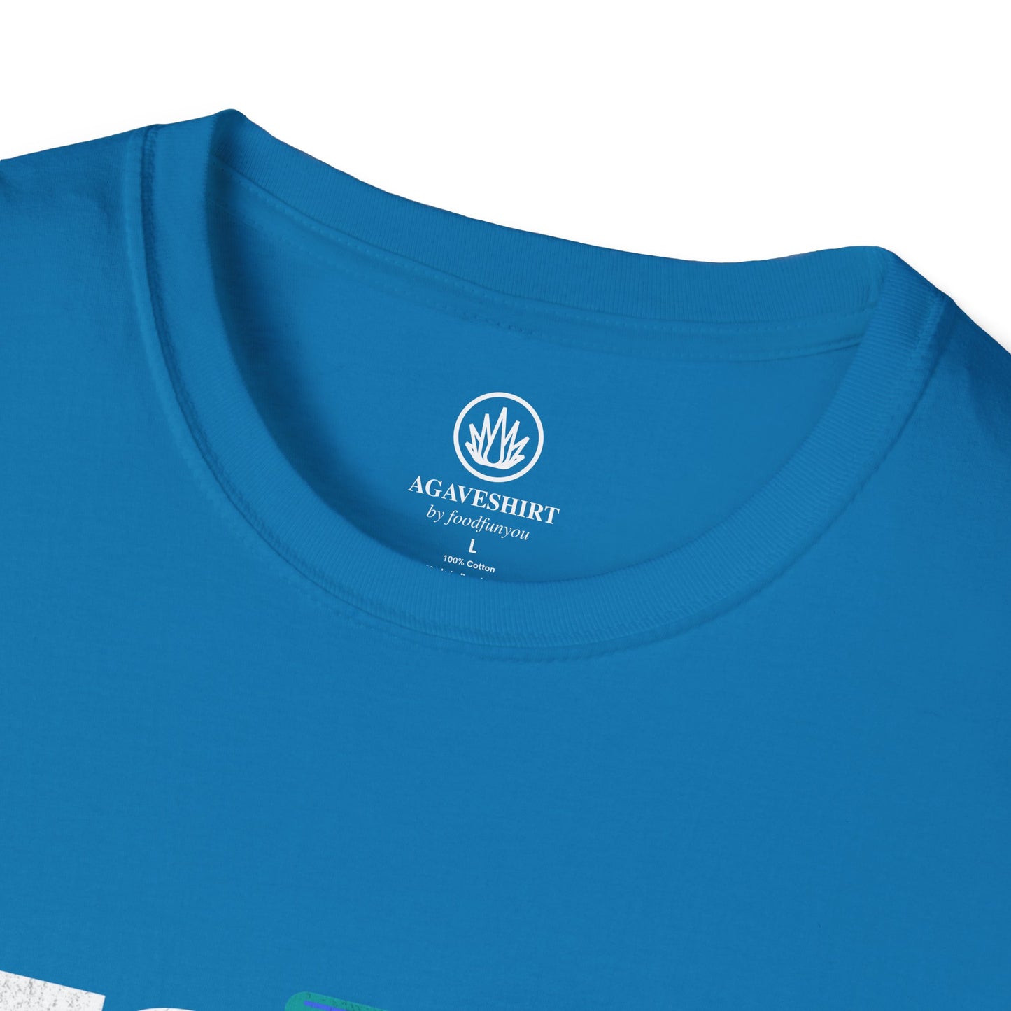 Tequila Bottle Agave Shirt | Gildan 64000 | Unisex Softstyle Cotton T-Shirt