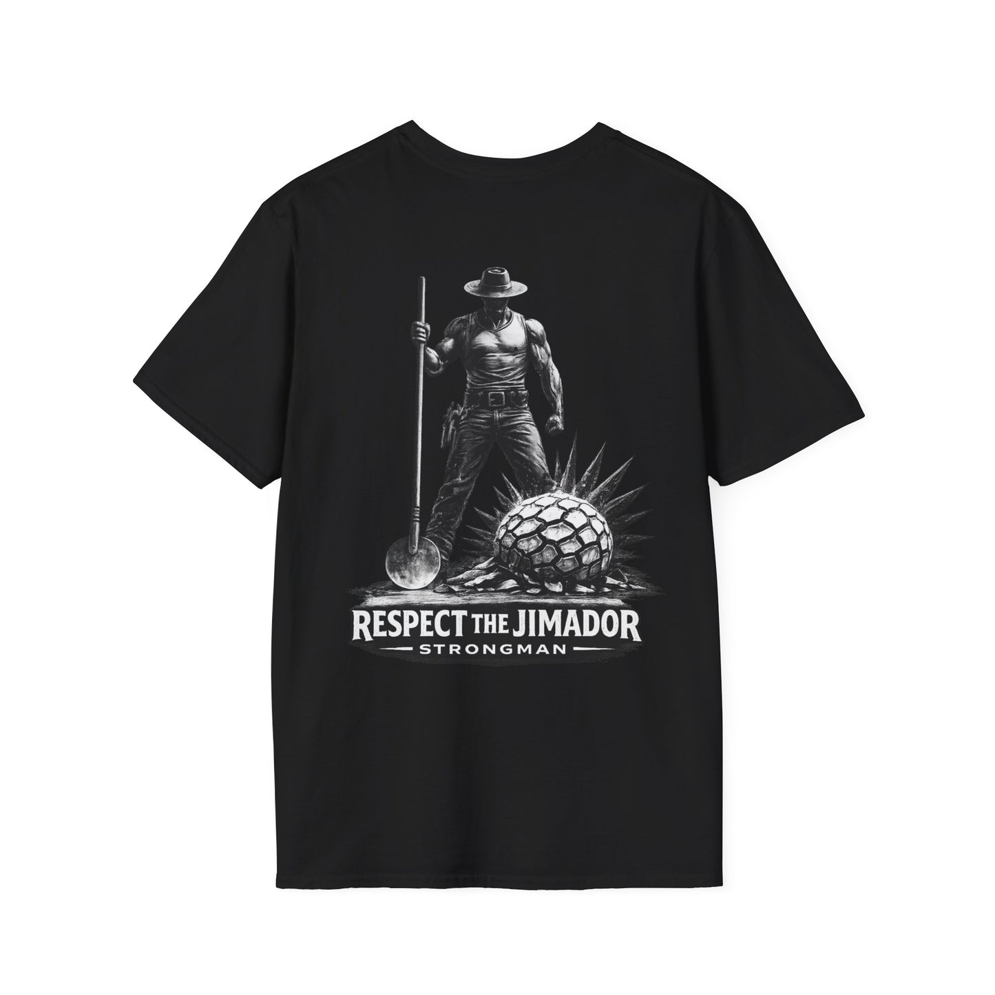 Jimador Strongman Series — Respect the Jimador  | Agave Shirt | Gildan 64000 | Unisex Softstyle T-Shirt