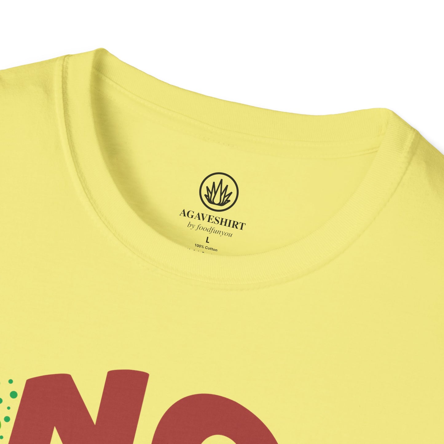 NO SALT. NO LIME. | Agave Shirt | Gildan 64000 | Unisex Softstyle Cotton T-Shirt