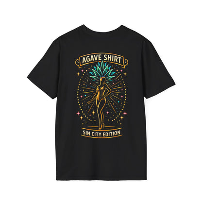 Sin City Edition Agave Shirt — Showgirl Agave | Gildan 64000 | Unisex Softstyle Tee
