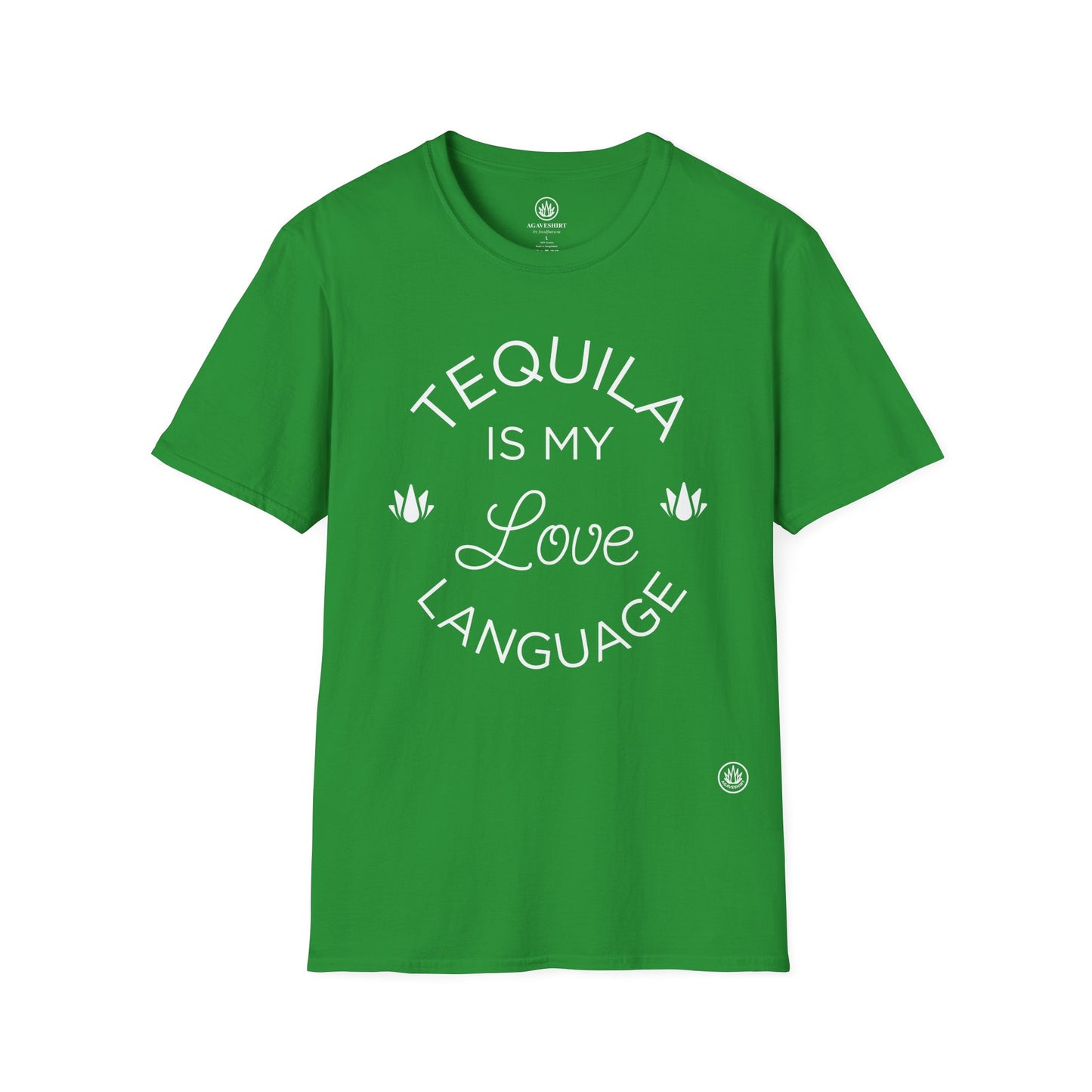 Tequila Is My Love Language | Agave Shirt | Gildan 64000 | Unisex Softstyle Cotton T-Shirt